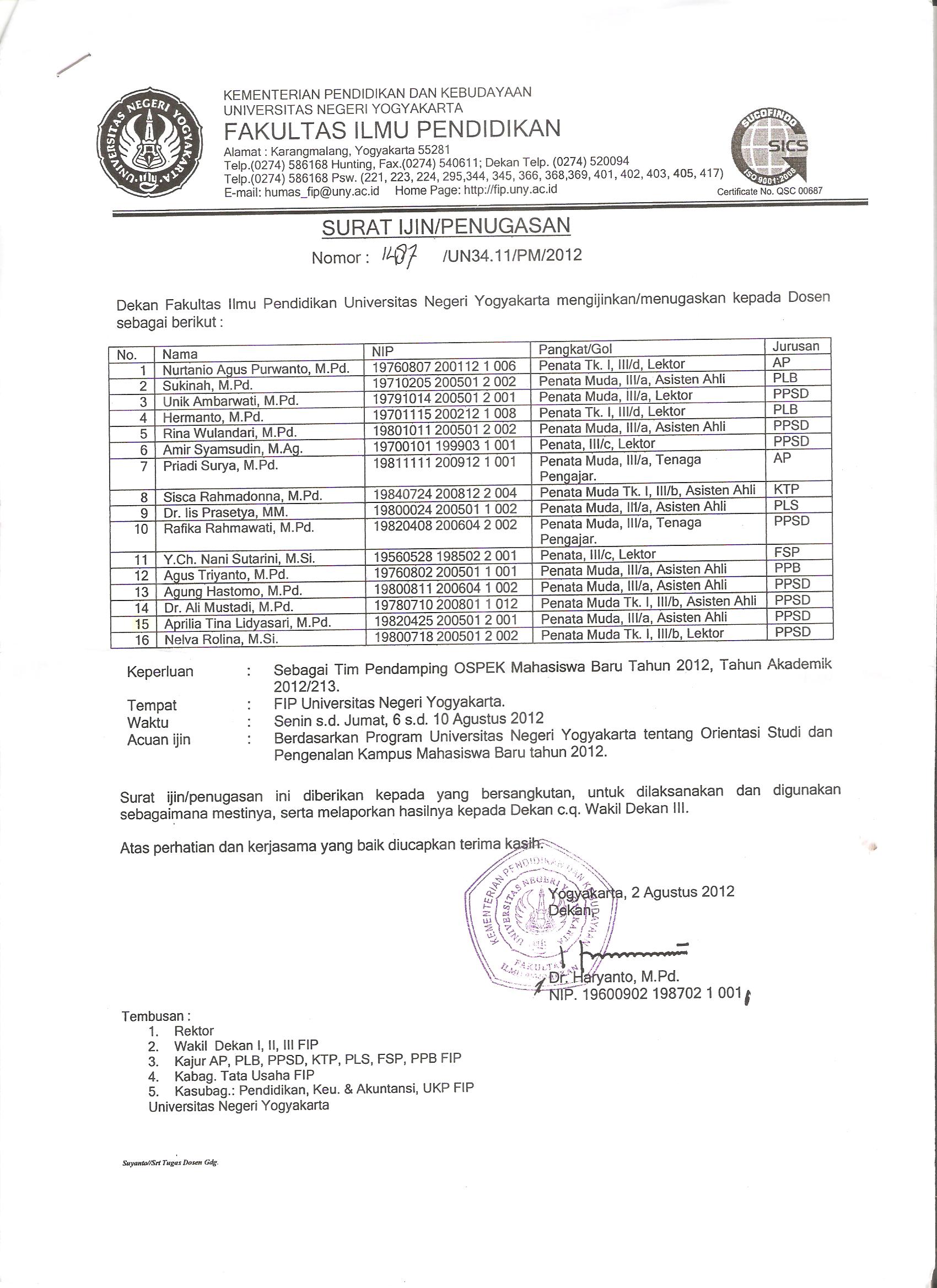 Staff Site Universitas Negeri Yogyakarta Aprilia Tina
